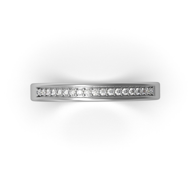 Diamond Set Wedding band