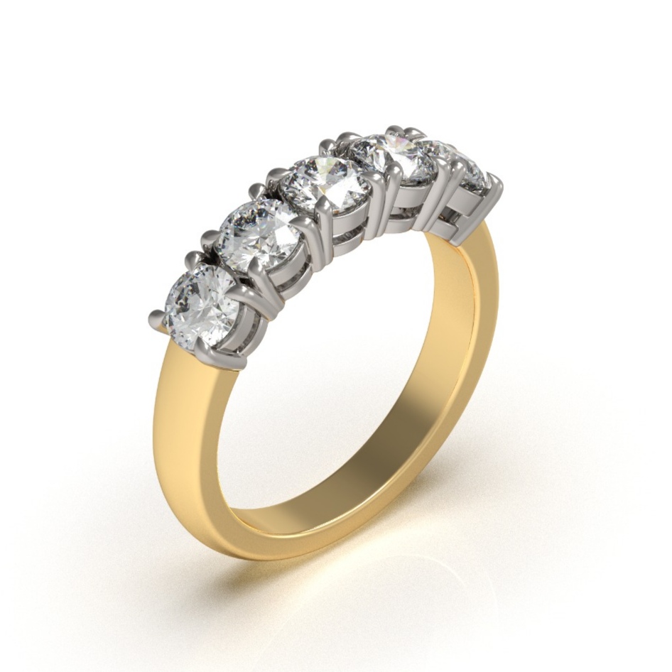 Fiive Stone Diamond ring DR46