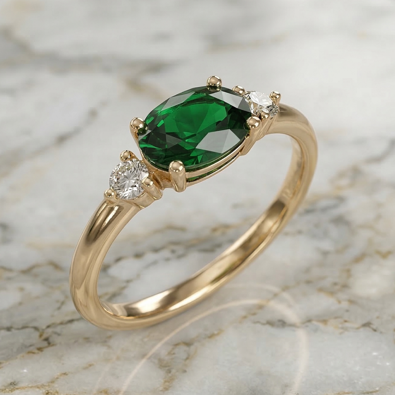 Cubic Zirconia Birthstone ring