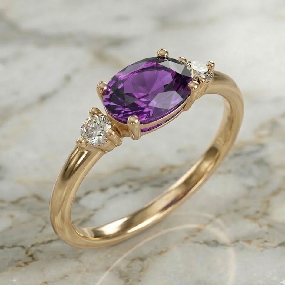 Cubic Zirconia Birthstone ring