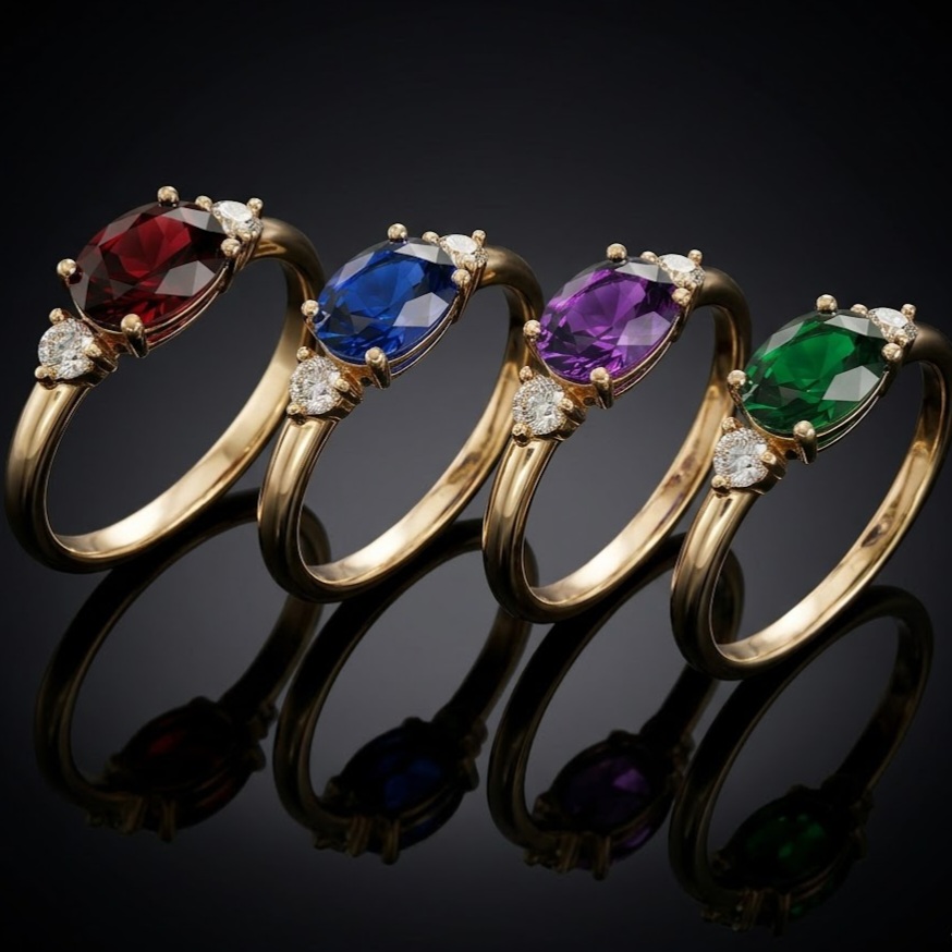 Cubic Zirconia Birthstone ring