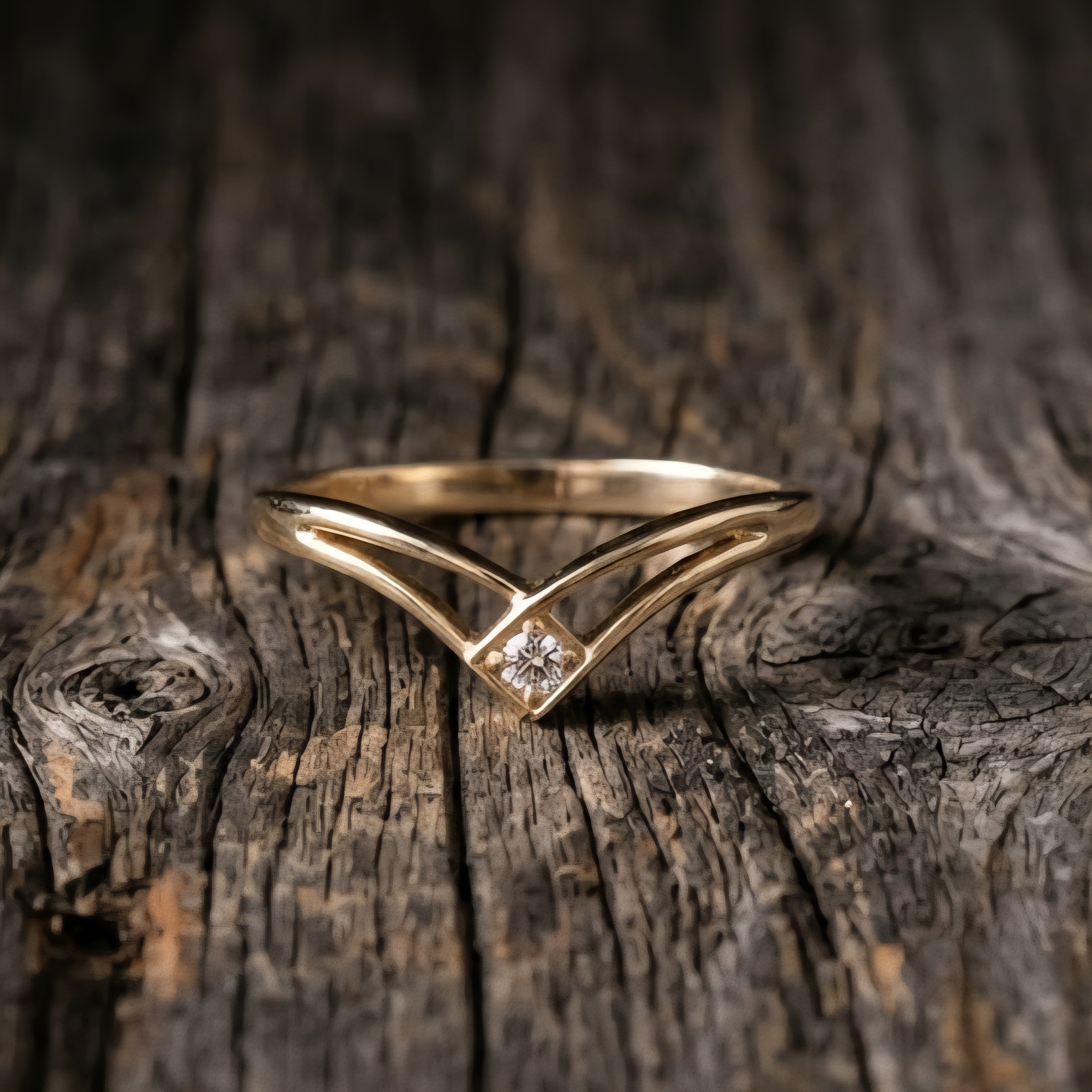 Wishbone ring